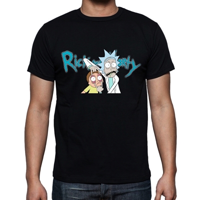 Мъжка тениска RICK AND MORTY - WOW